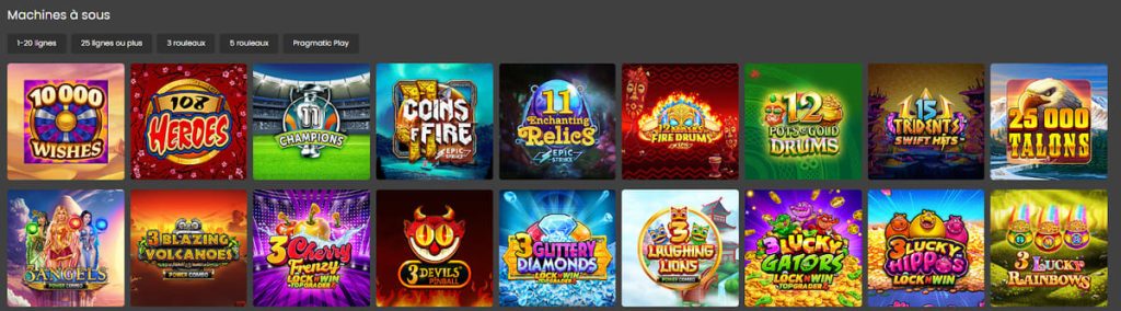 Luxury Casino machines à sous
