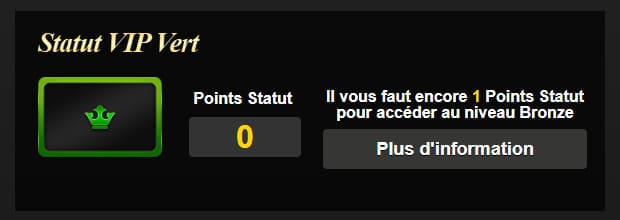 Luxury Casino programme VIP