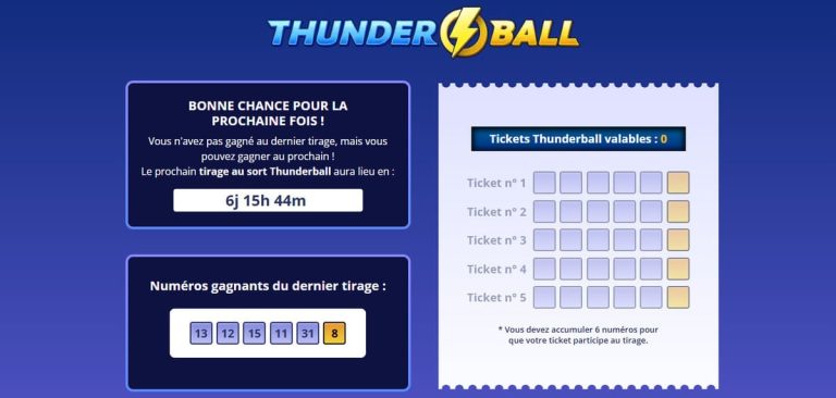 Luxury Casino Thunder Ball